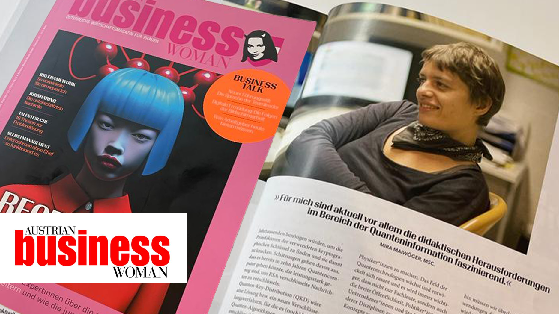 Austrian Business Woman Interview: Quanten, Qubits, Pokemon